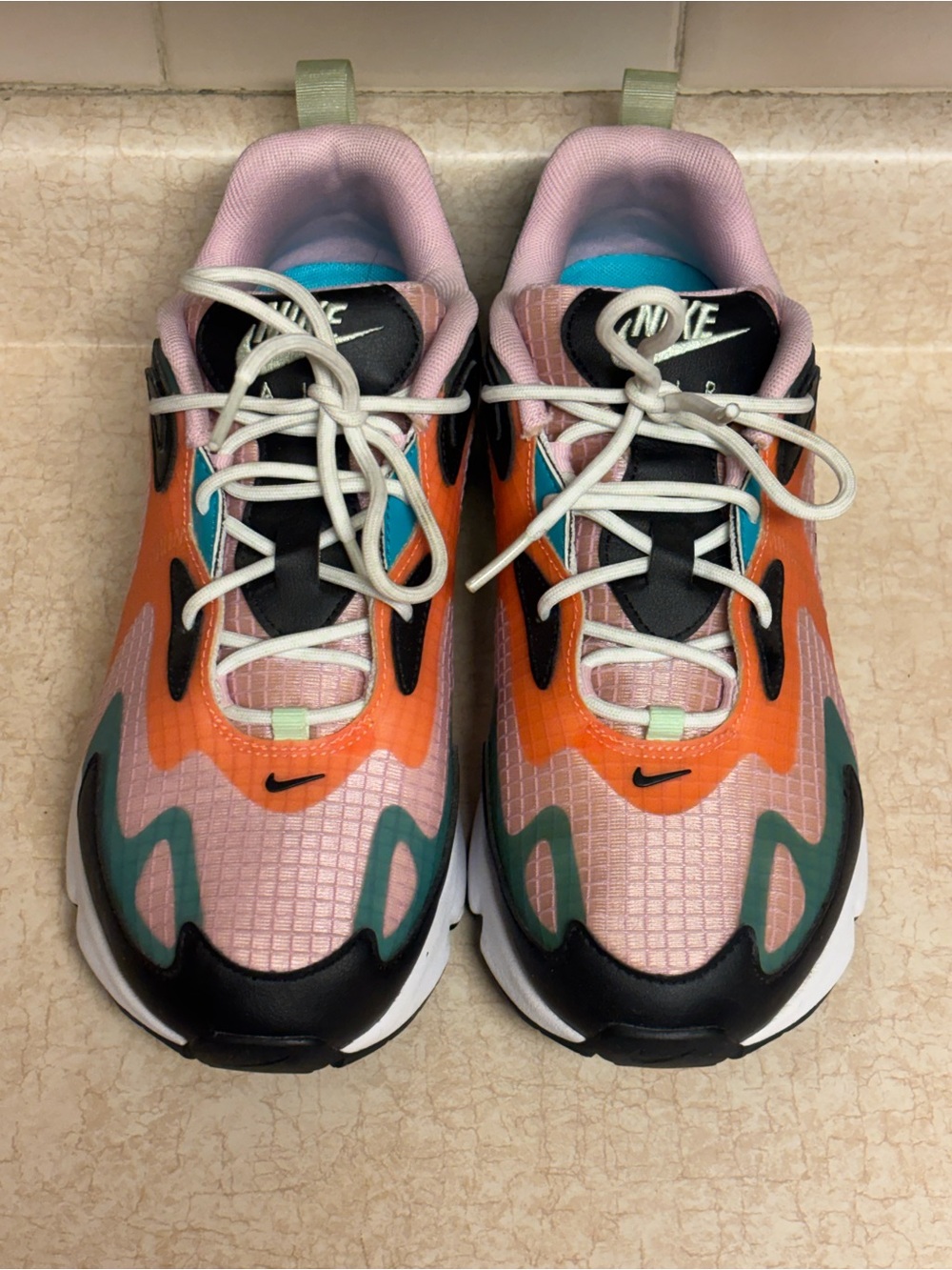 Nike Air Max 200 Light Arctic Pink Orange Pulse Size Women’s 8.5 - Picture 9 of 13